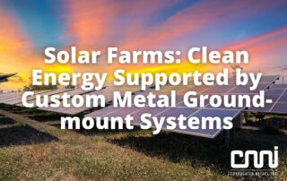 solar farm with ground mounted array